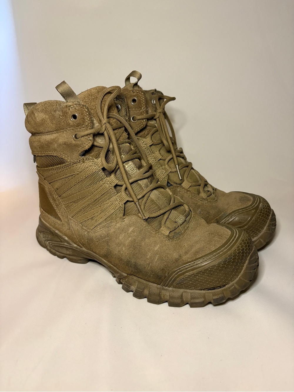 5.11‎ Tactical Union 6" Waterproof Boots Coyote Brown Mens Size 10 Vibram Sole